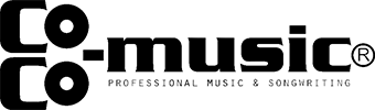 coco music Logo Black
